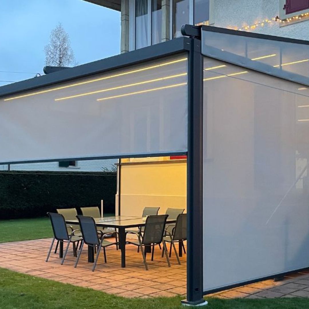 Stoff-Pergola Perea 70 in Thun von Filtra AG